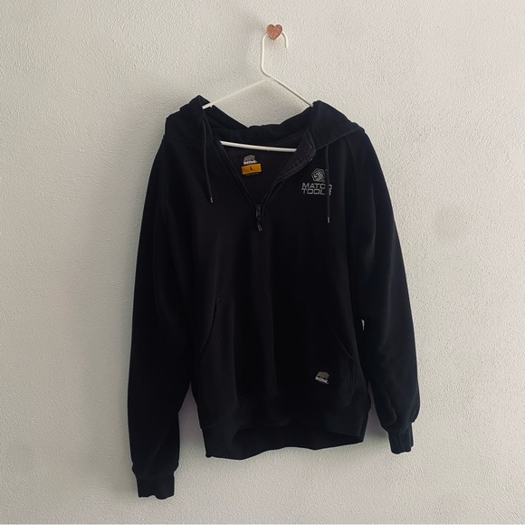 Berne Workwear Matco Tools black zip up sweatshirt - Picture 1 of 8